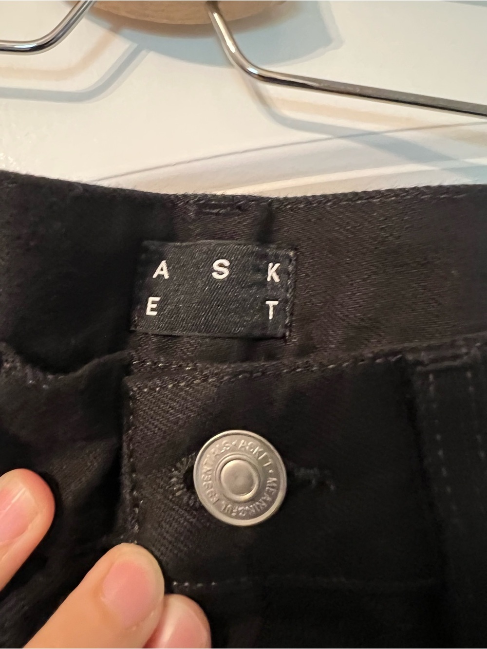 ASKET Black “The Regular” Jeans—Excellent condition.